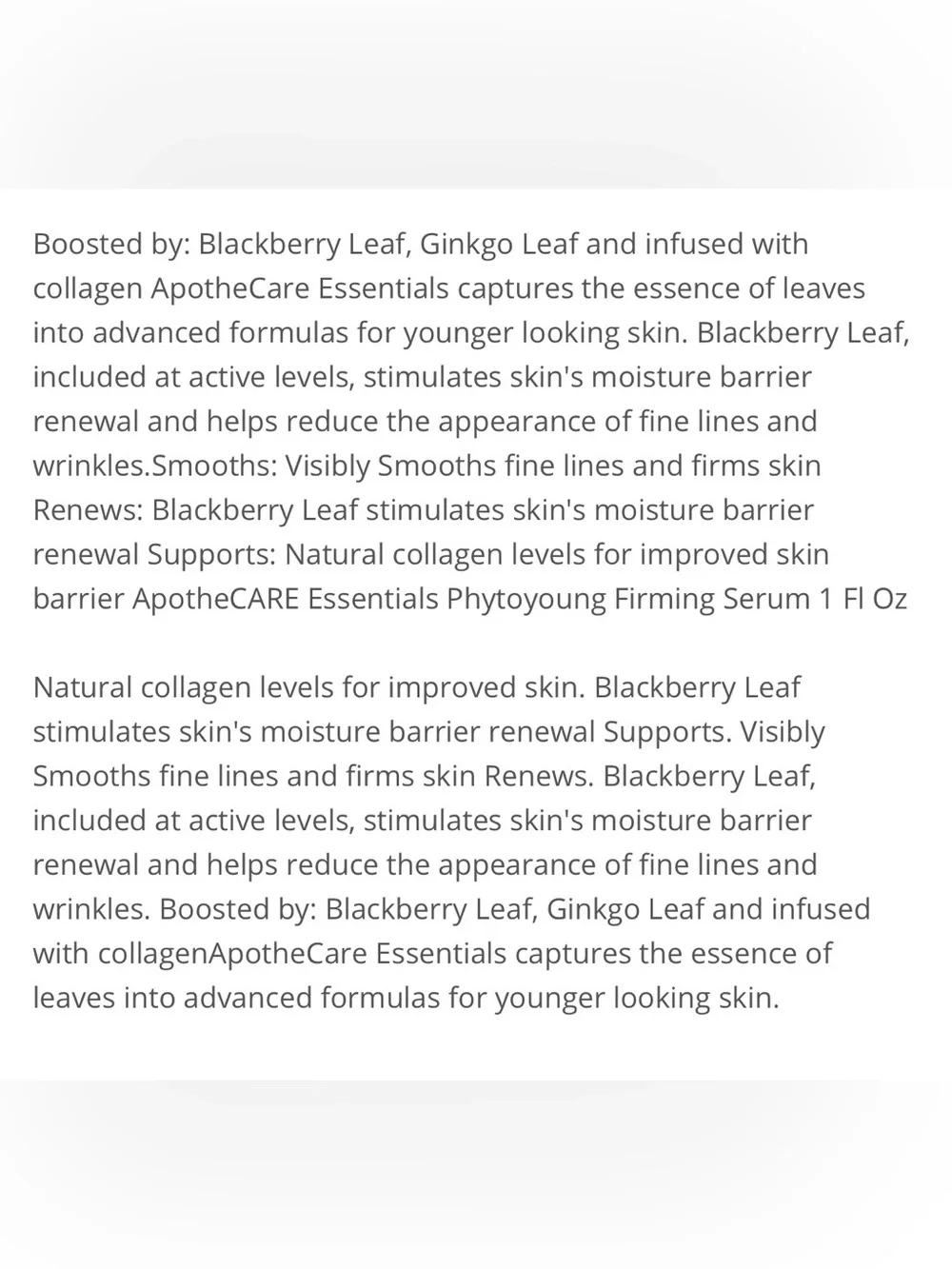 phytoYOUNG Firming Serum — White